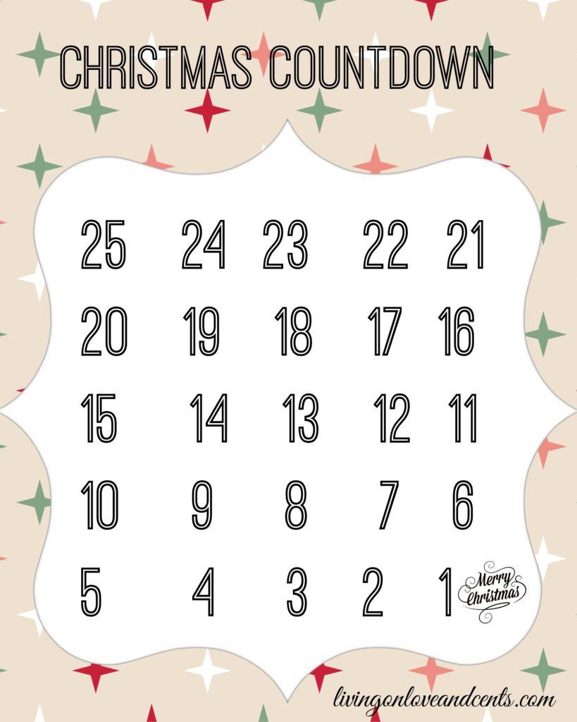 Unique Christmas Calendar Printable Calendar 2021