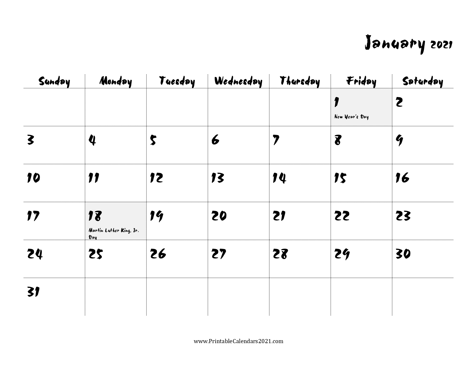 65 January 2022 Calendar Printable January 2022 Calendar 4