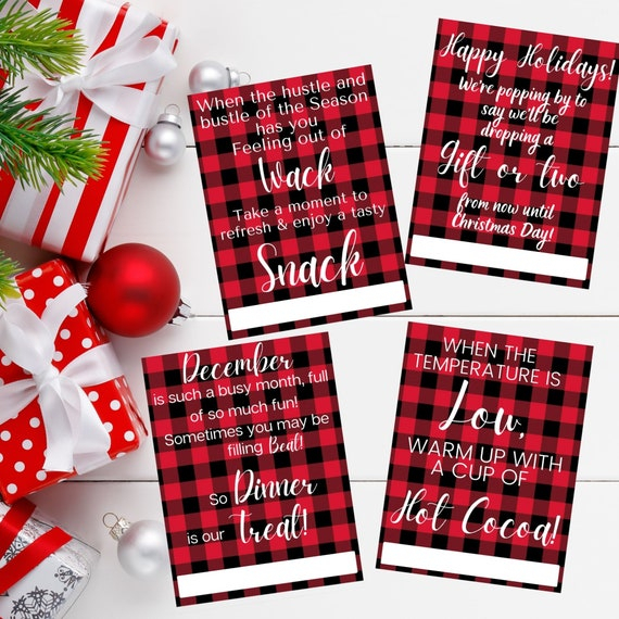 Canva Template Complete 12 Days Of Christmas Tags I