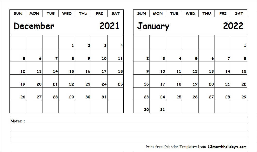 Dec Calendar 2022