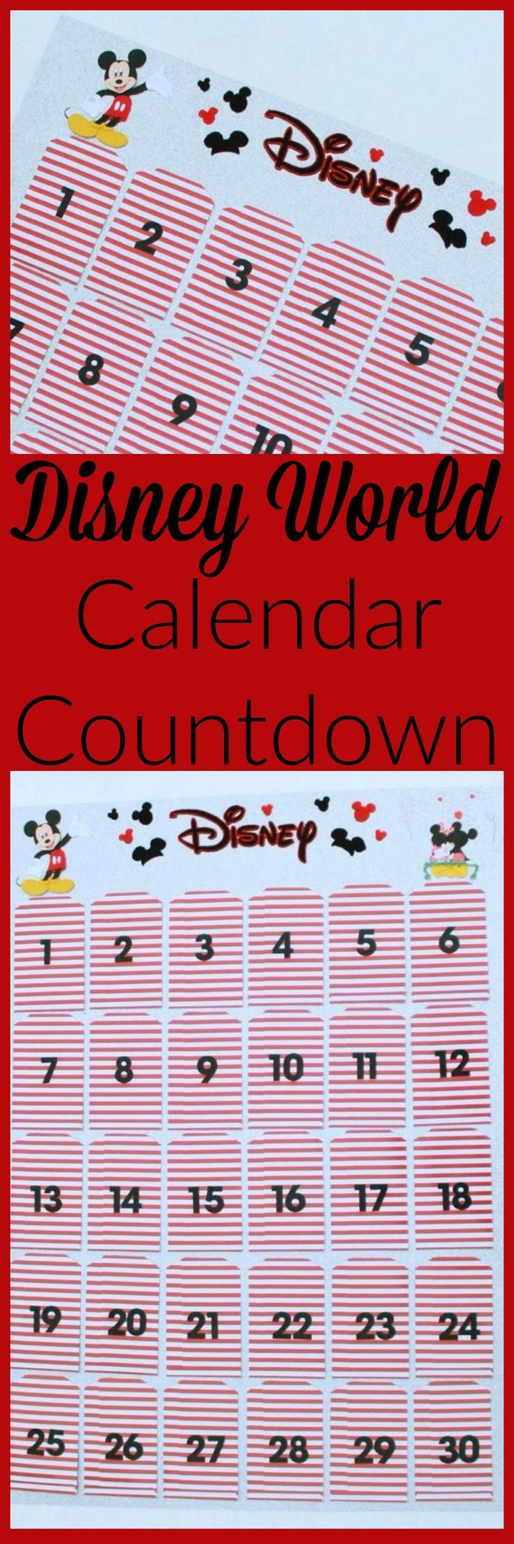 Disney World Calendar Countdown Houston Mommy And