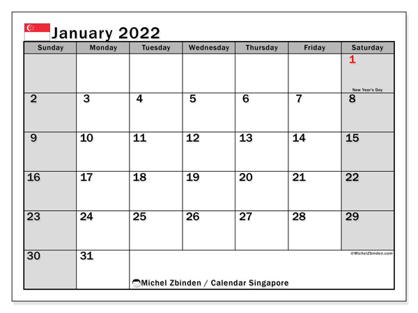 January 2022 Calendars Public Holidays Michel Zbinden En 1