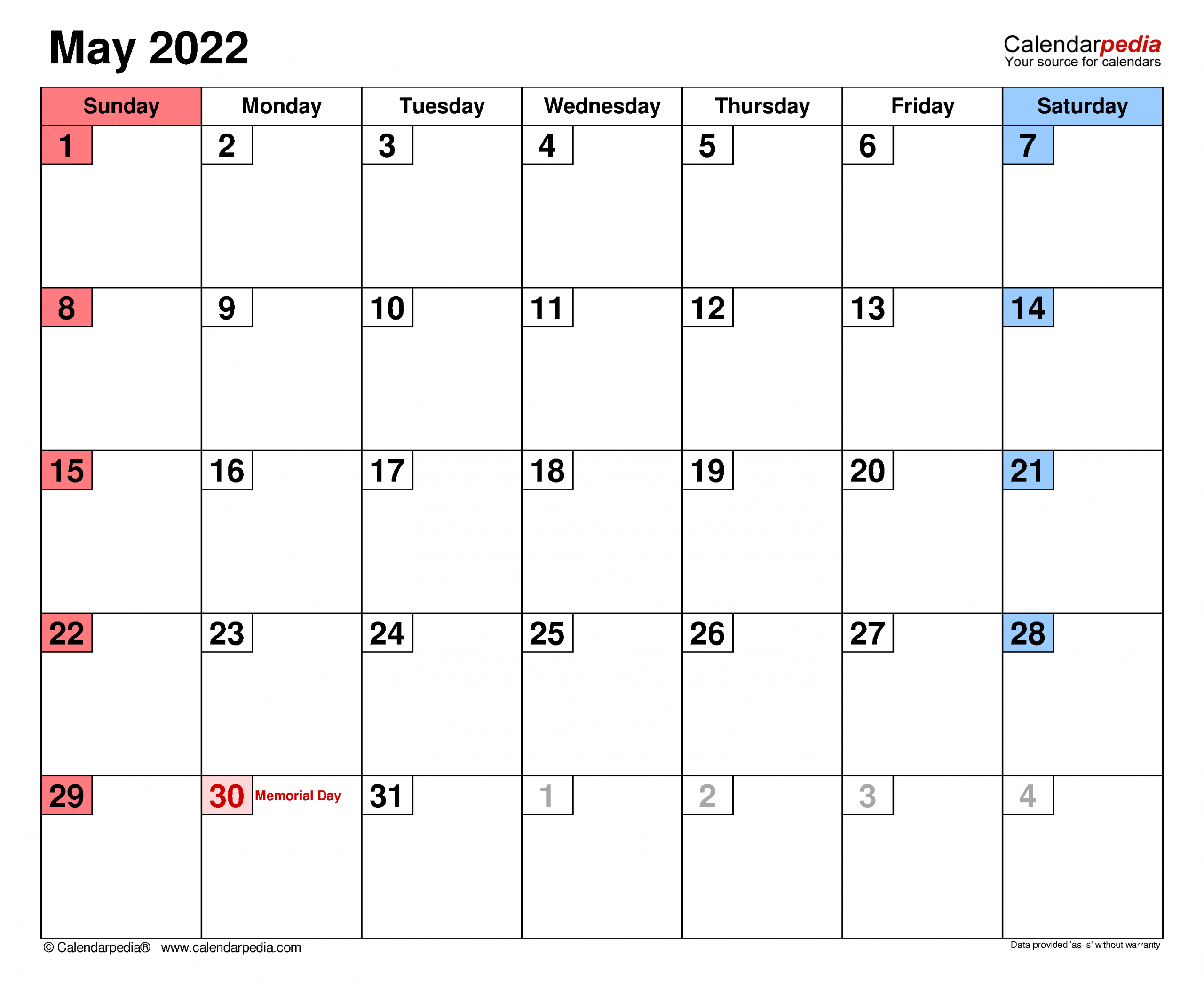 may 2022 calendar templates for word excel and pdf