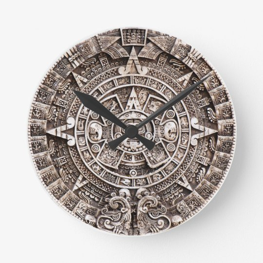Mayan Calendar 2012 End Of The World Prophesy Round Clock