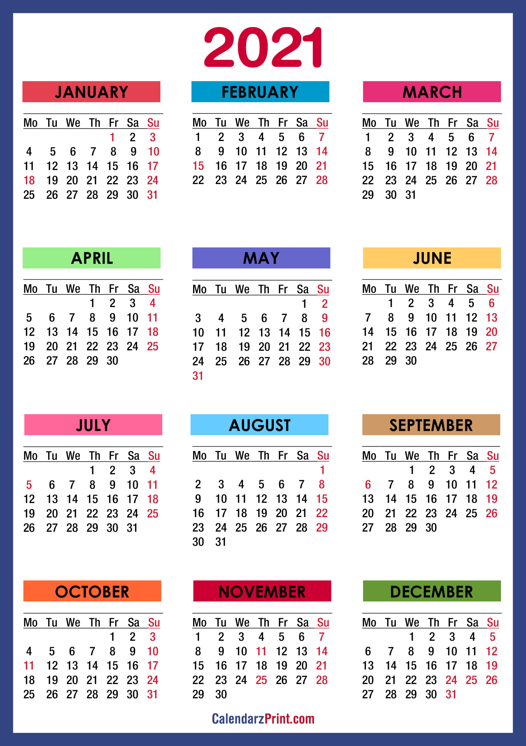 Print Calendar 2022month 2022