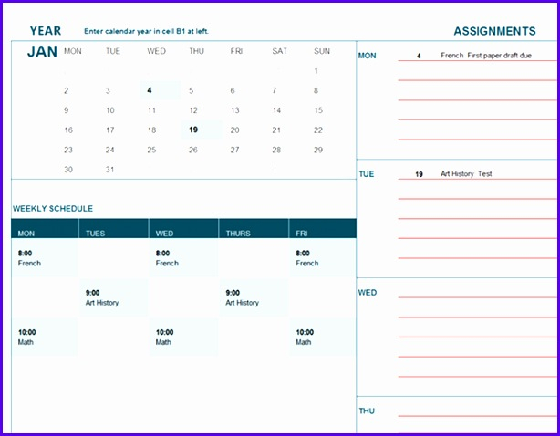 10 Year Calendar Template Excel Excel Templates Excel 1
