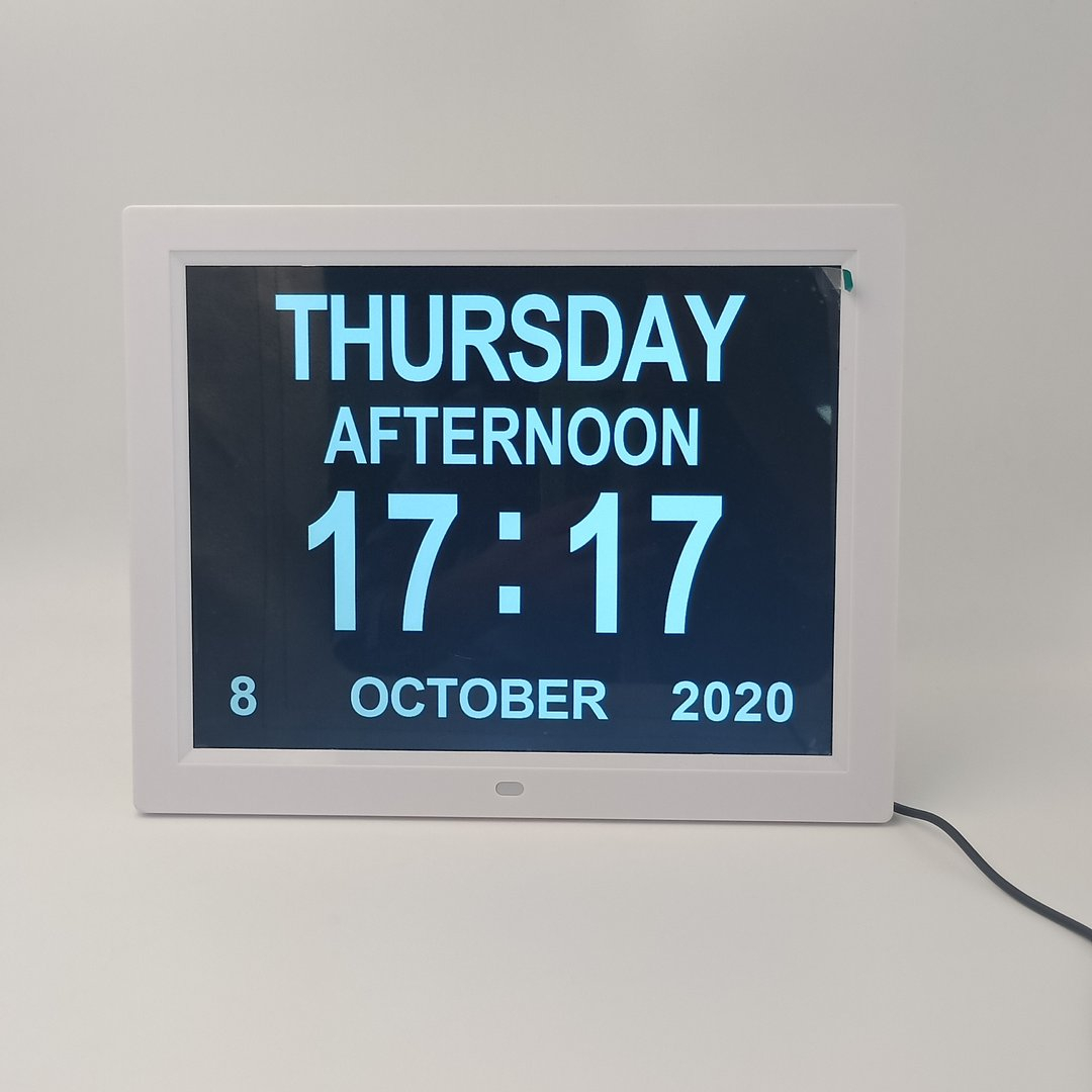 12 1 digital calendar day clock orientation dementia clock
