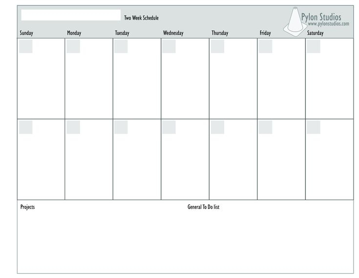2 week calendar how to create a 2 week calendar