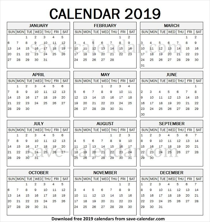 20 5 Year Calendar 2018 To 2023 Free Download Printable