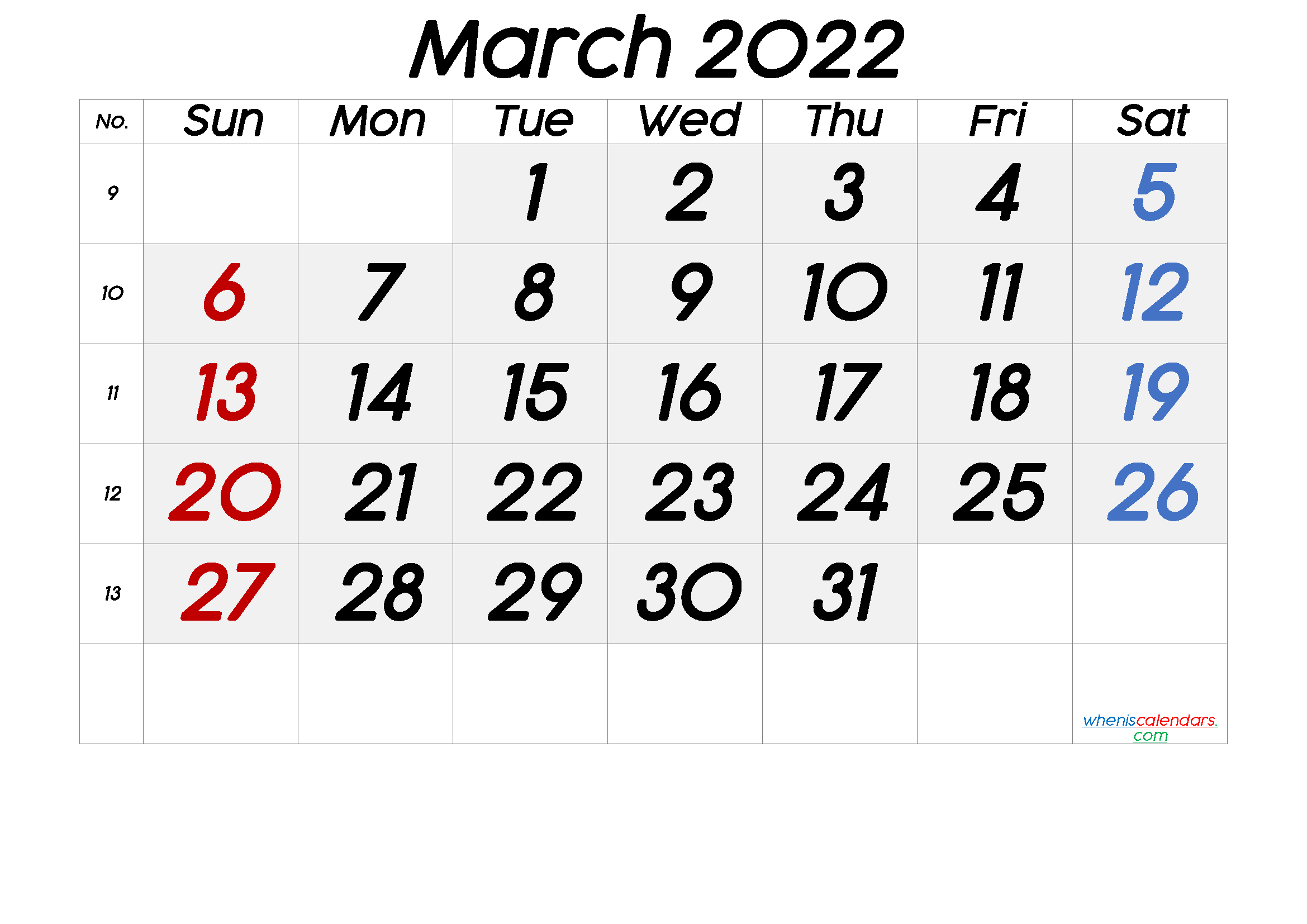 20 March 6 2021 Free Download Printable Calendar