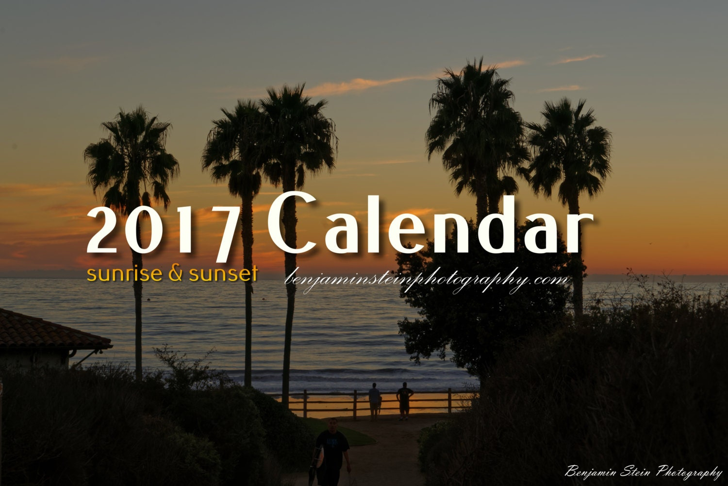 2017 sunrise and sunset calendar 8 5x11 colorbenframed 1