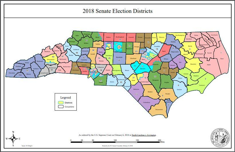 2018 nc general assembly district maps public radio east 1