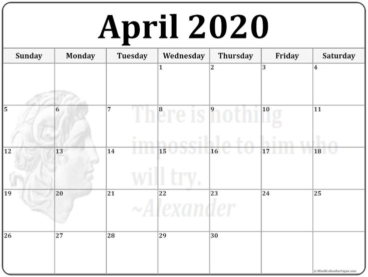 24 april 2020 quote calendars in 2020 calendar