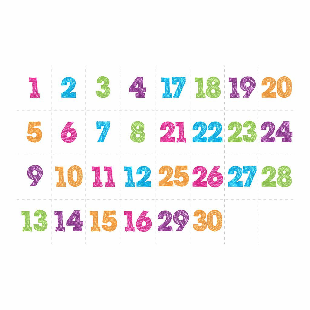 30 Days Countdown Calendar Printable Printablee 6
