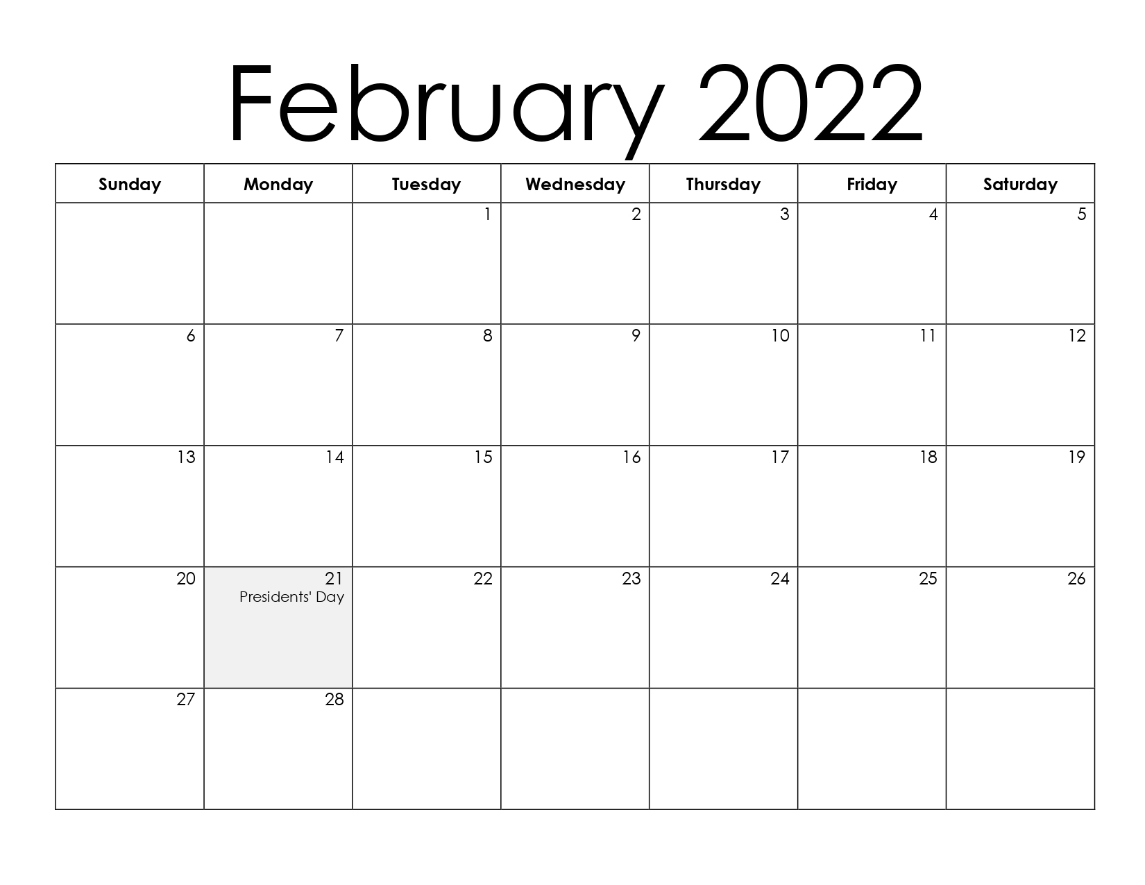 35 2022 Calendar Printable Pdf Monthly With Holidays 1