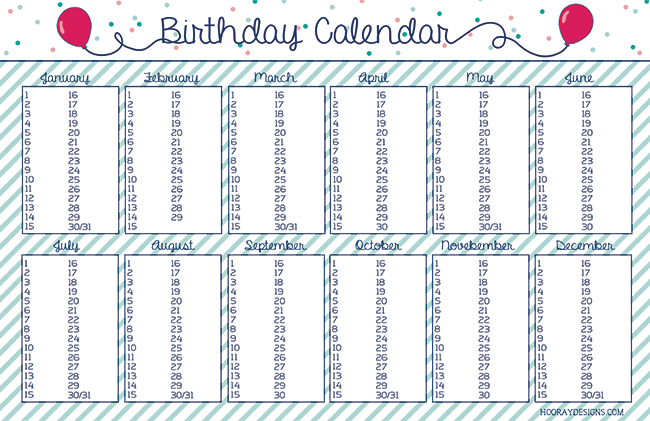 5 Stunning Birthday Calendars For All Kittybabylove