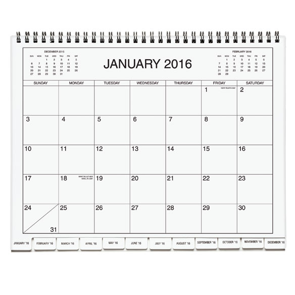 5 Year Calendar Diary 2016 2020 Calendars Miles Kimball