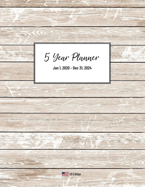 5 Year Planner 2020 2024 Five Years 60 Months