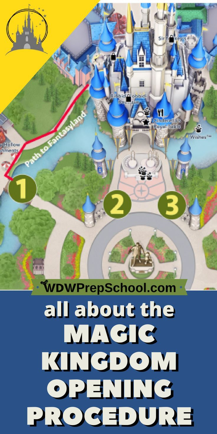 About The New Magic Kingdom Opening Procedure Disney