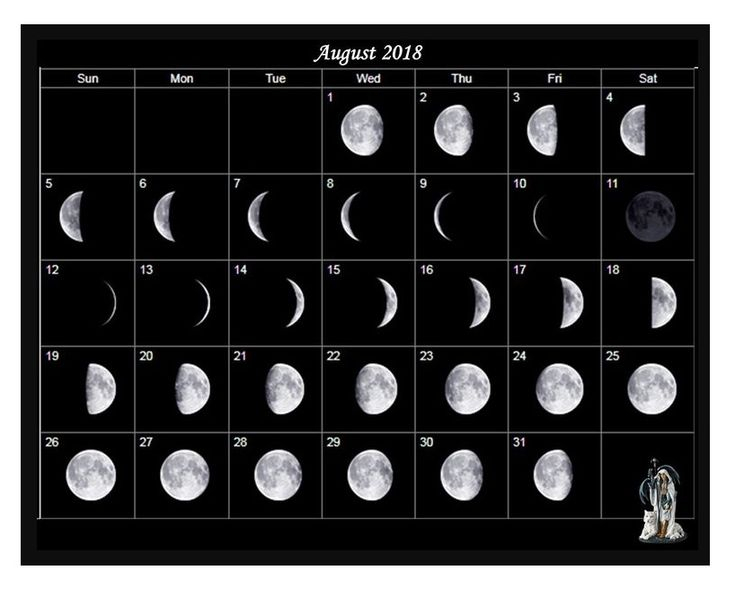 august 2018 moon phases calendar moon calendar moon