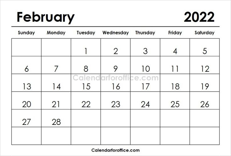 blank february 2022 calendar images calendar template