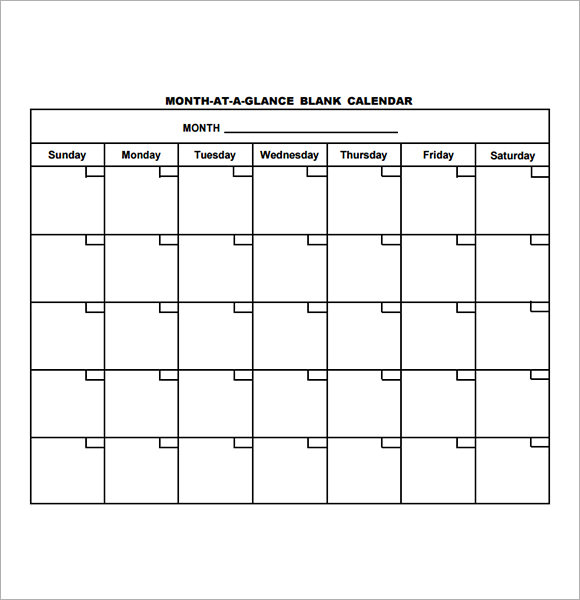 blank monthly calendar template pdf printable year calendar