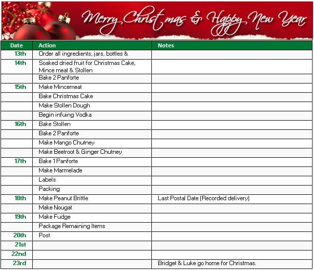 Christmas Shopping And To Do List Templates In Ms Excel