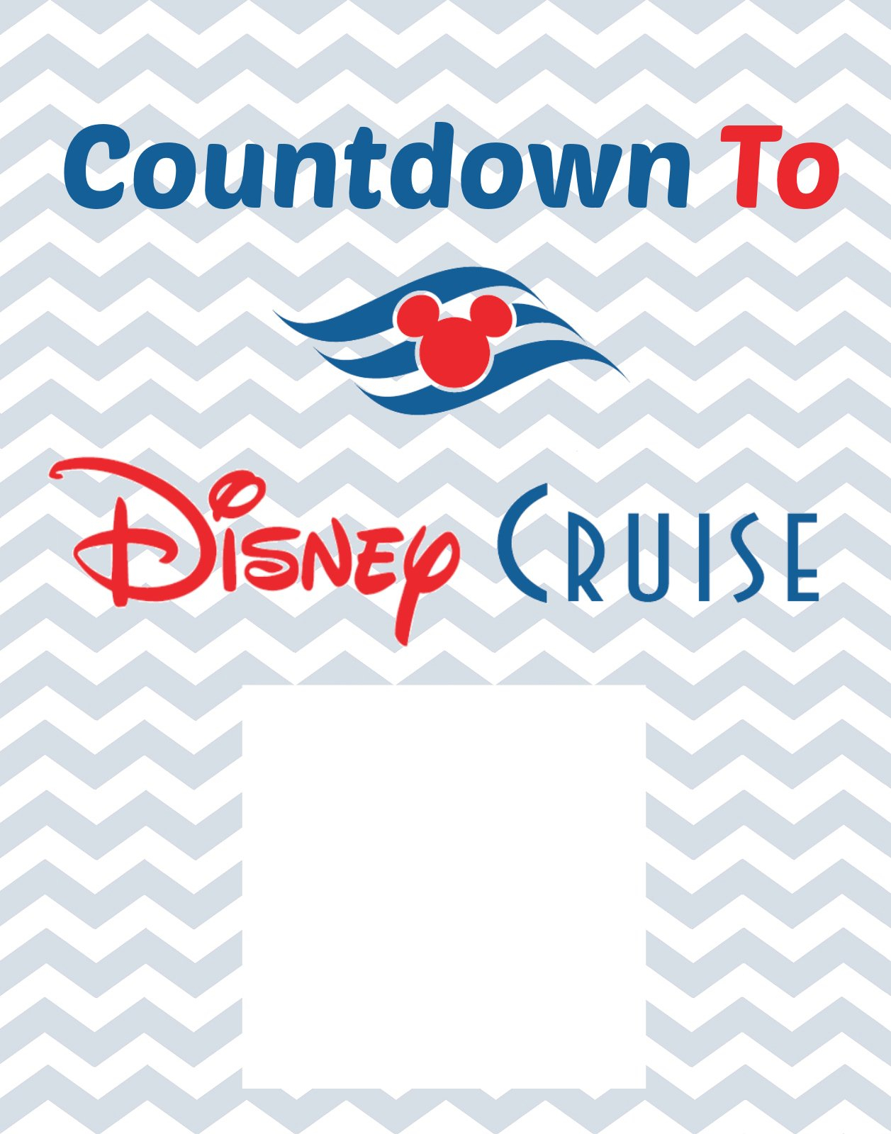 Countdown To Disney Cruise Free Printable Thesuburbanmom