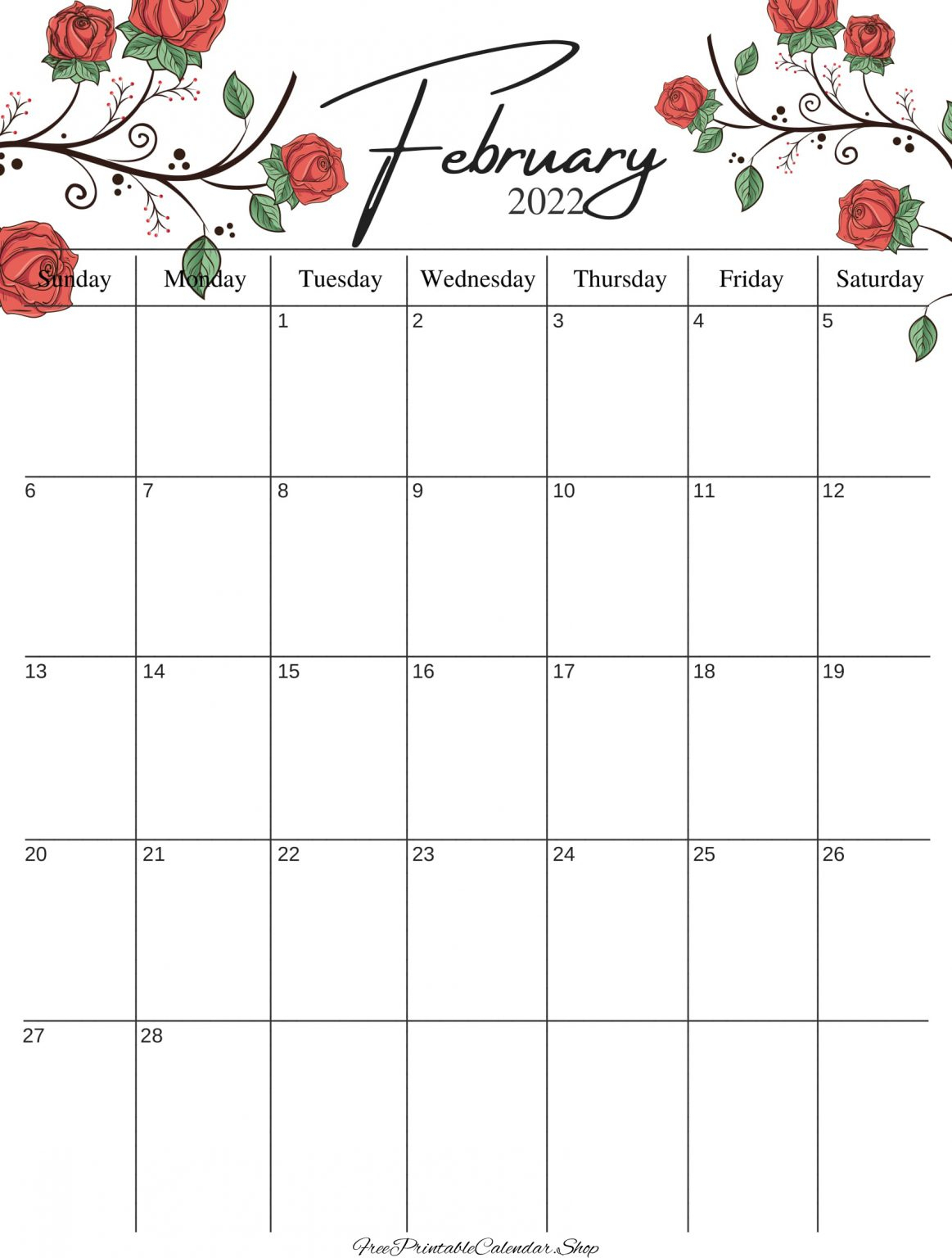 Cute February 2022 Calendar Pdf Jpg Free Shop 2021 Printable Calendars