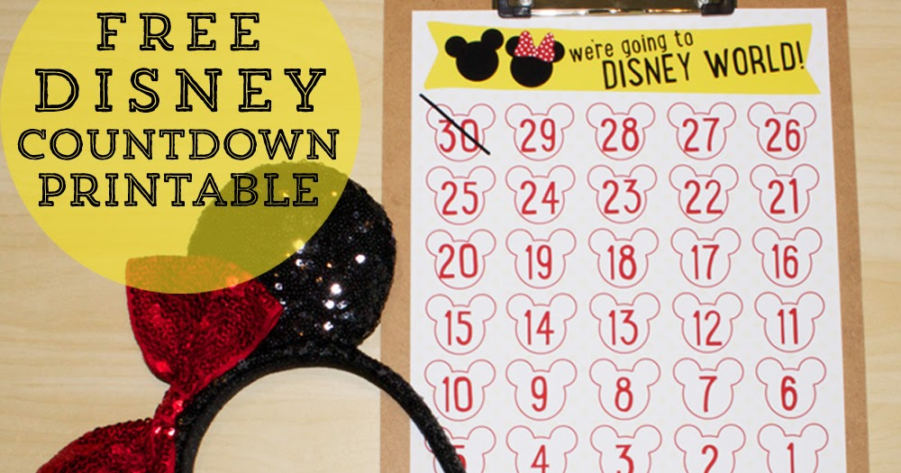 Designsnicolina Disney Countdown Free Printable 6