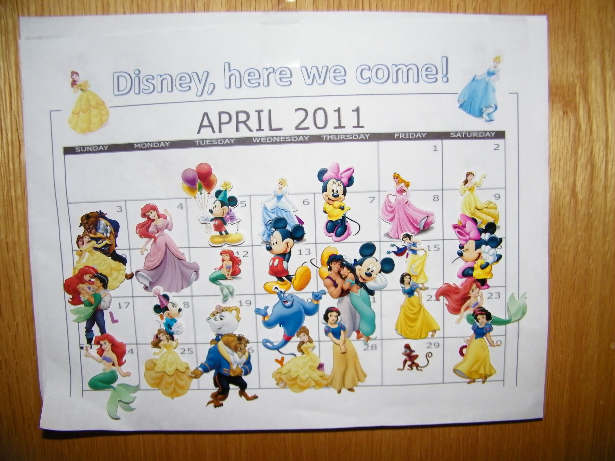 Disney Countdown Calendar Disney Countdown Disney