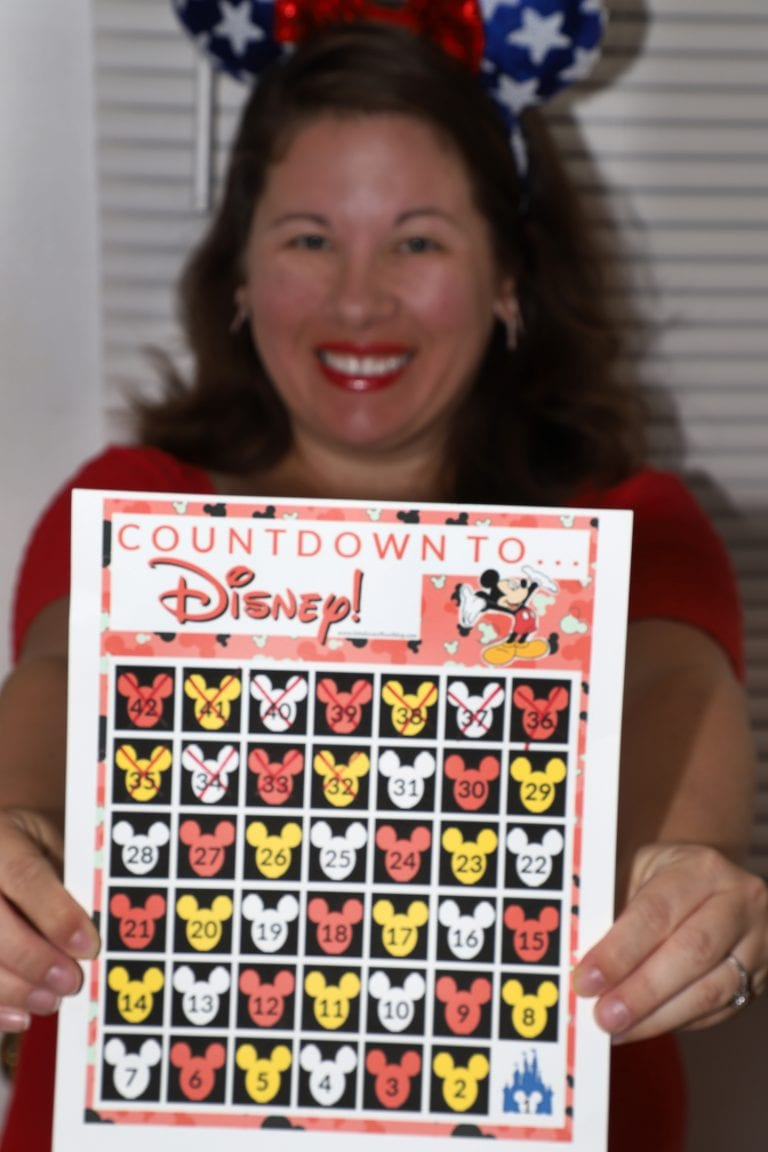 Disney Trip Countdown Free Printable For The Love Of Food
