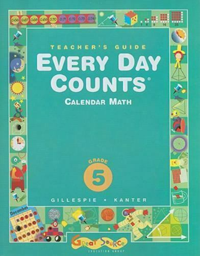 every day counts ser every day counts grade 5 calendar 1