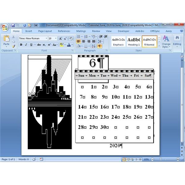 Find Out How To Make Fun Calendars Using The Microsoft 1