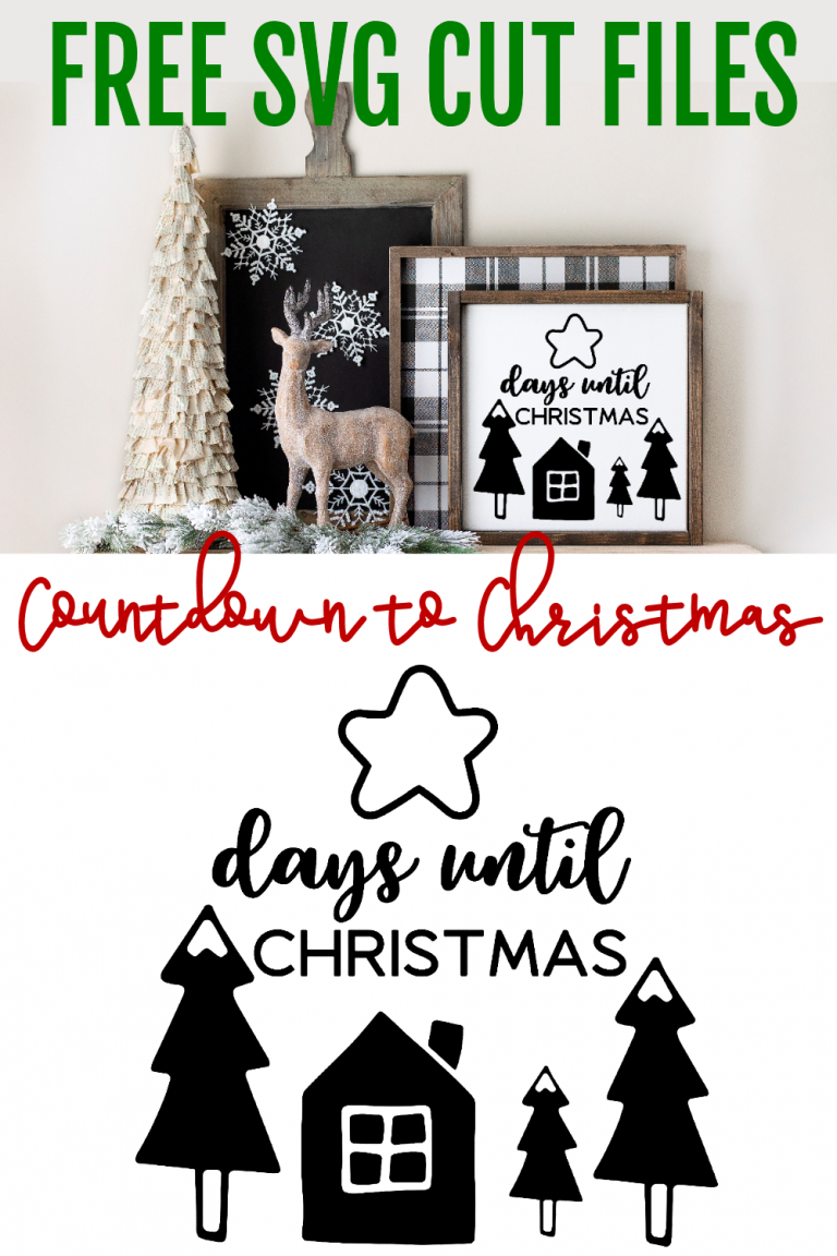 Free Christmas Countdown Printable Svg The Girl Creative