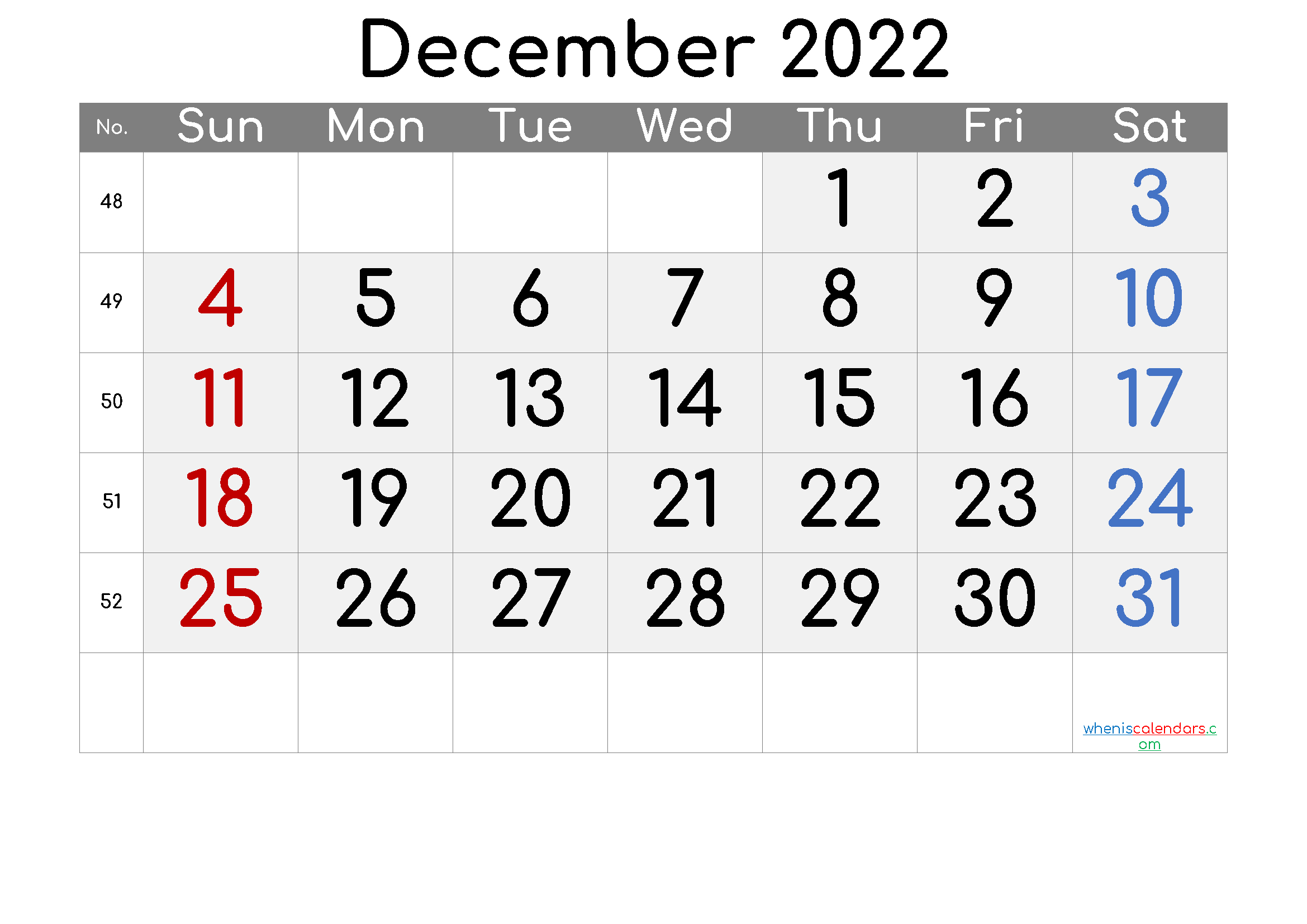 Free Printable Calendar December 2021 2022 And 2023 Free