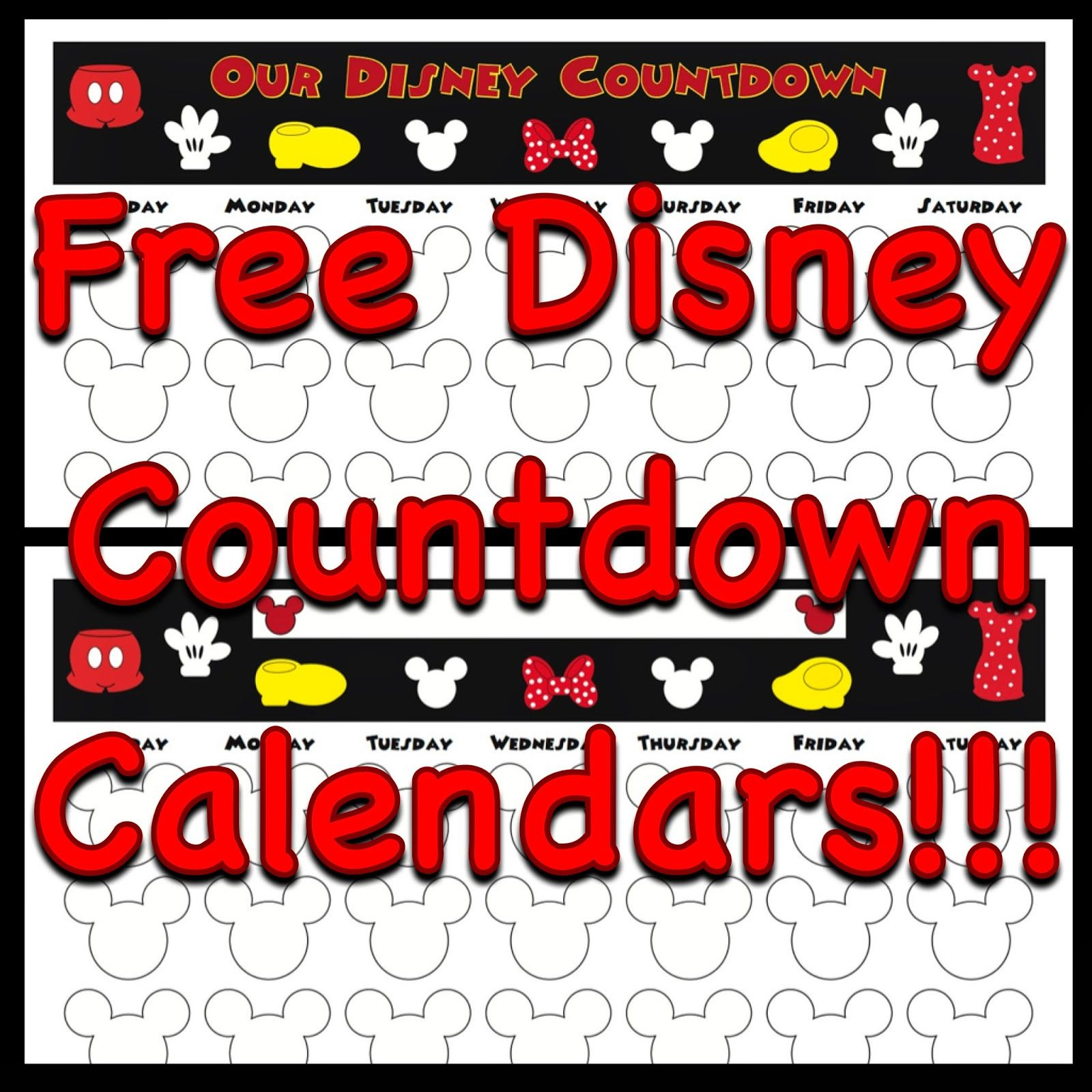 Free Printable Countdown Calendars To Use For Your Next