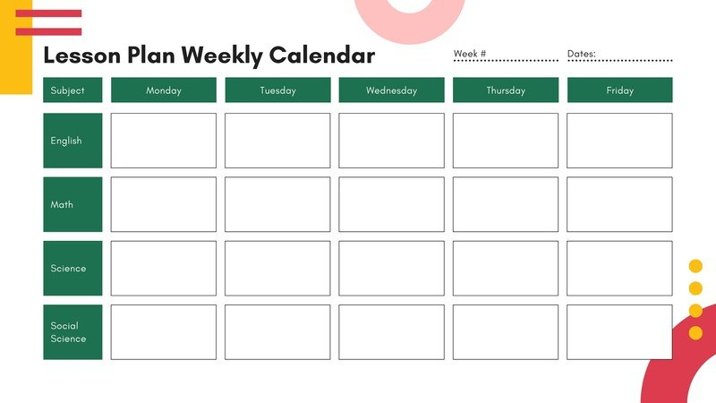 Free Printable Customizable Weekly Calendar Templates 1