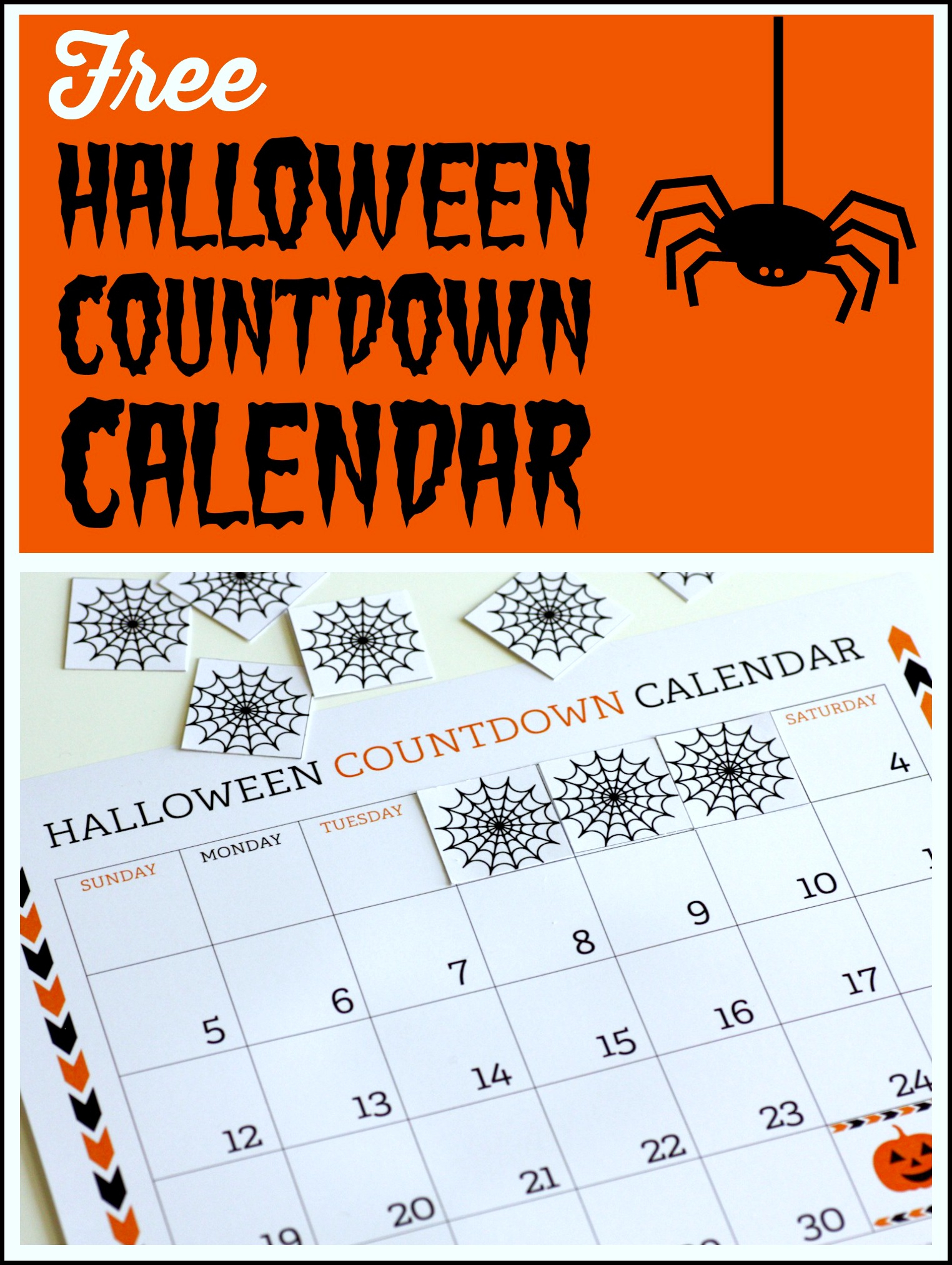 free printable halloween countdown calendar catch my party