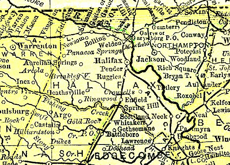 Halifax County North Carolina Ancestral Trackers
