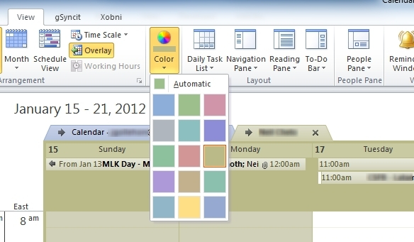 How Do You Change The Color Of An Internet Calendar In
