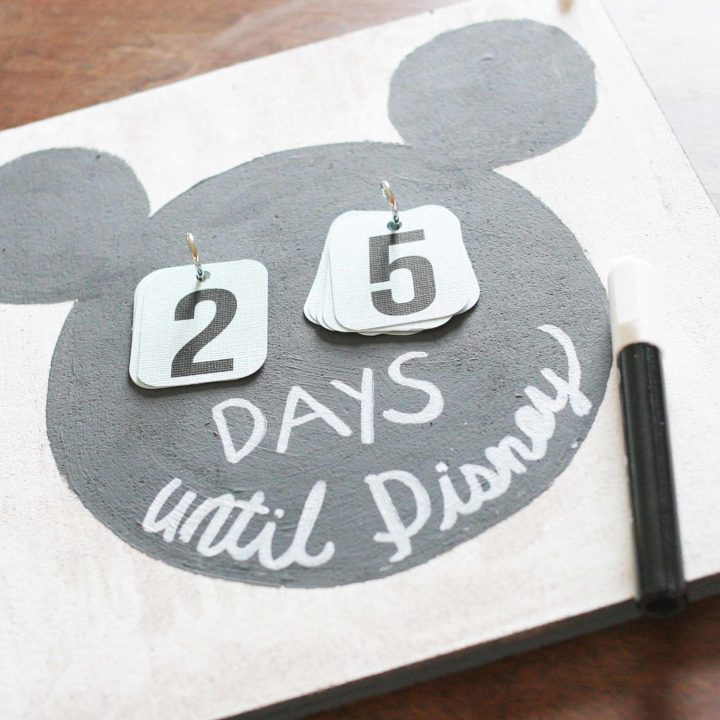 How To Make A Disney Countdown Calendar Video Tutorial