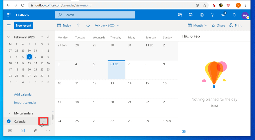how to share outlook calendar 3 methods itechguides 1