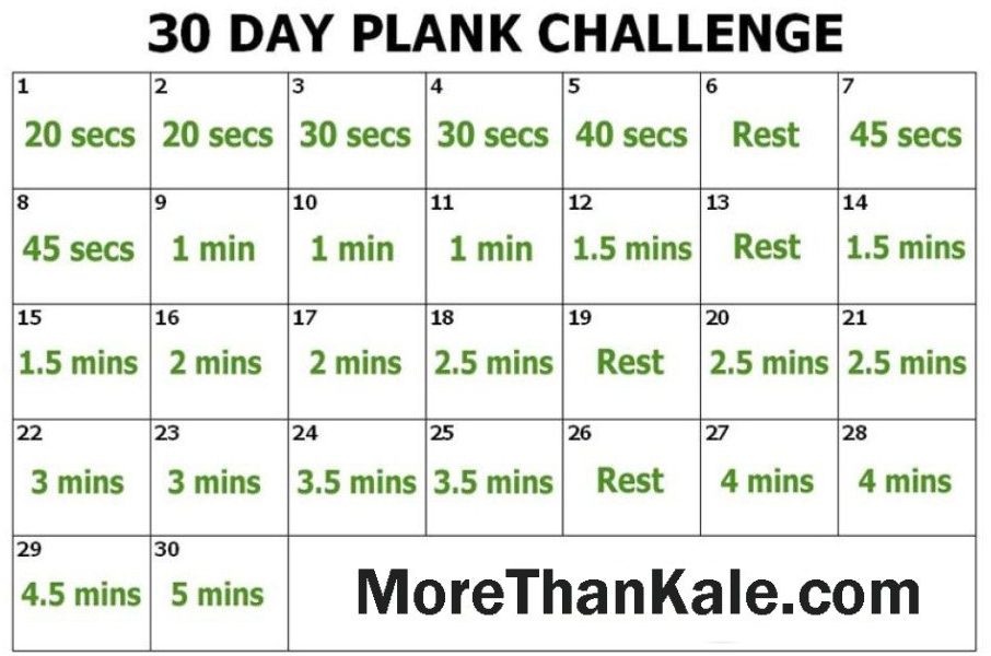 innovative 30 day plank challenge printable calendar 1
