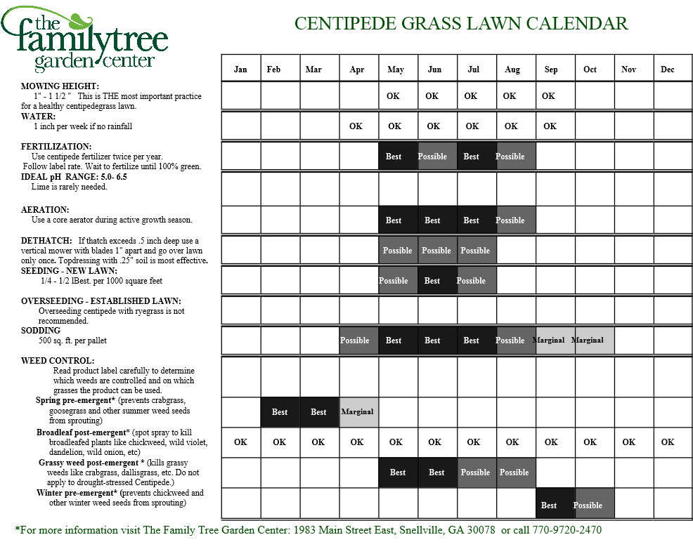 Lawn Calendars 1