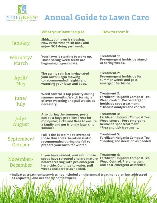 lawn care calendar lawn care schedule lawn treatment