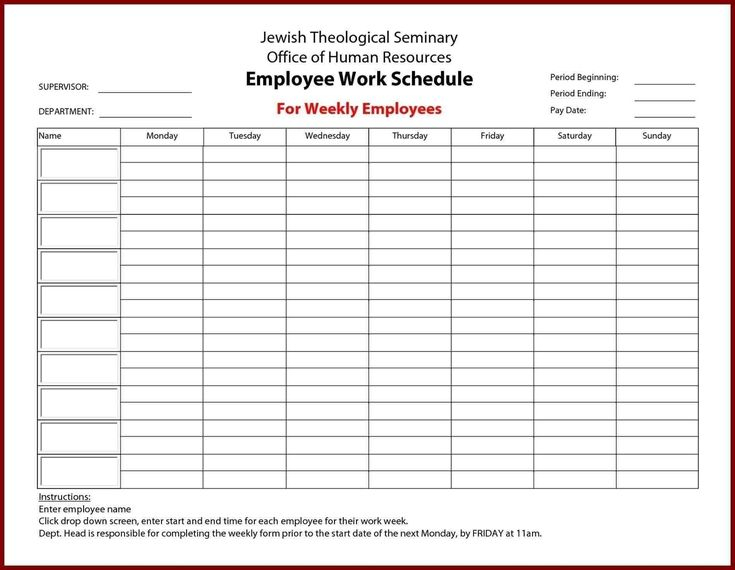Manual Monday Friday Time Sheet Template In 2021