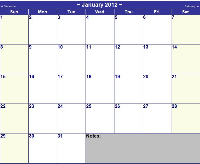 Microsoft Word Calendar Template 2012 Microsoft Word 1