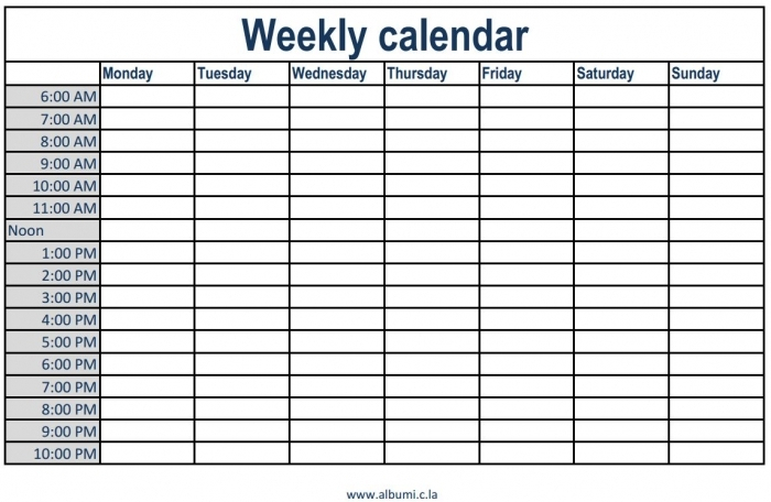 Monthly Calendar With Time Slots