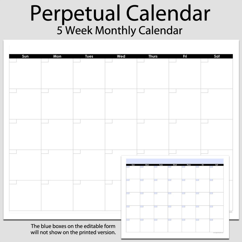 monthly perpetual calendar in landscape 8 1 2e280b3 x 11e280b3 legacy templates